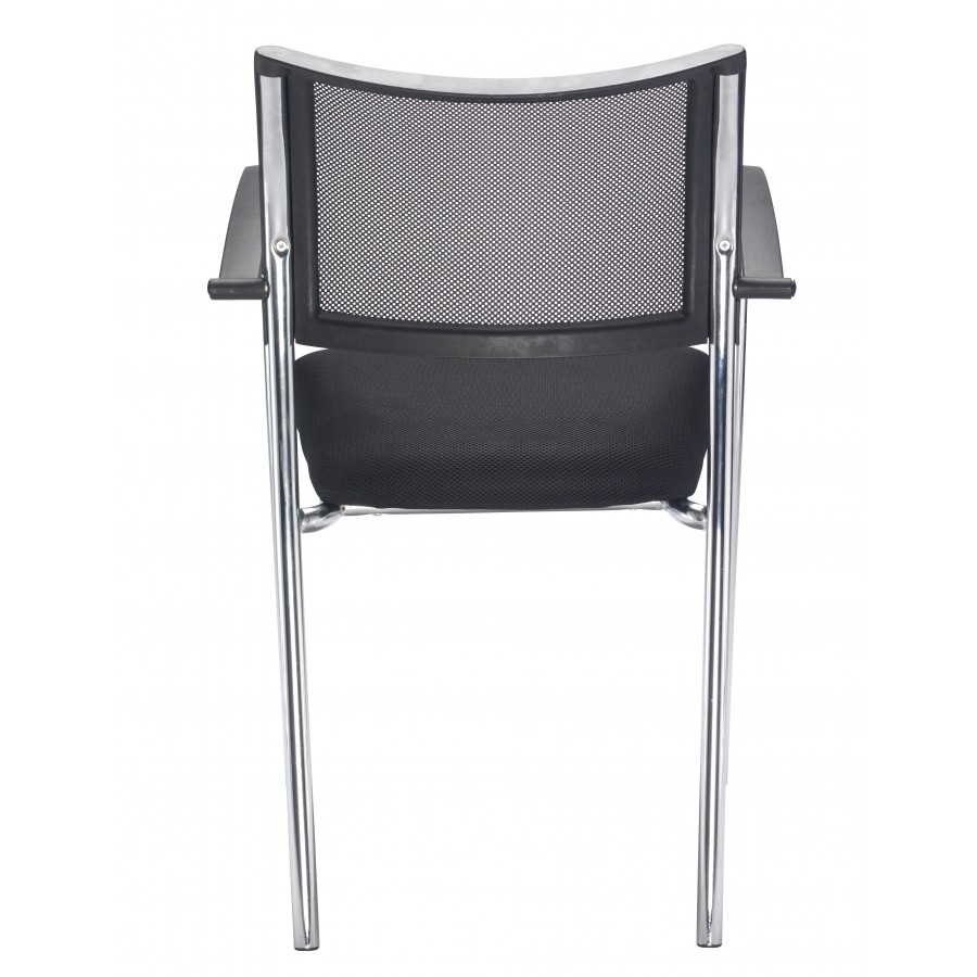 Jupiter Mesh Back Chrome Frame Meeting Chairs 